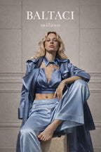 Indigo Élan Trench Suit