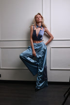 Indigo Élan Trench Suit