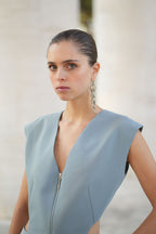 Jagged Ice Zipper Suit