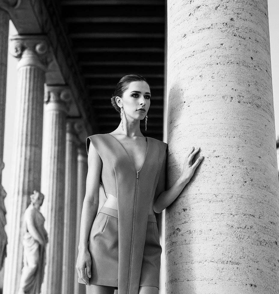 Jagged Ice Zipper Suit